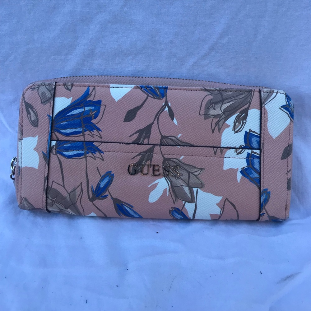 Guess leather wallet.